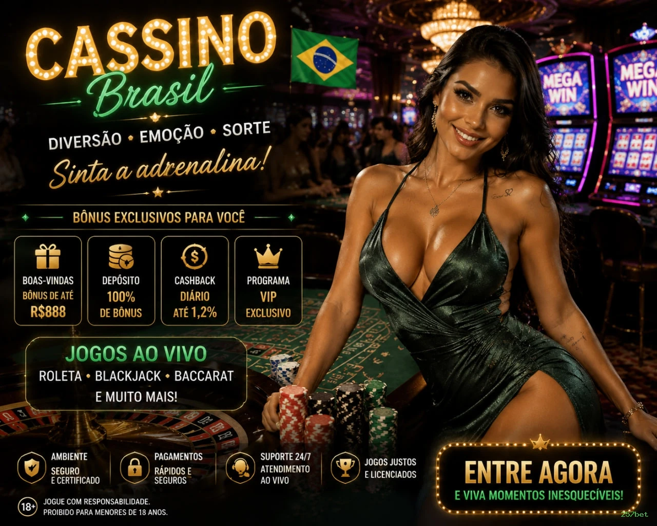 Bônus e prêmios 257bet